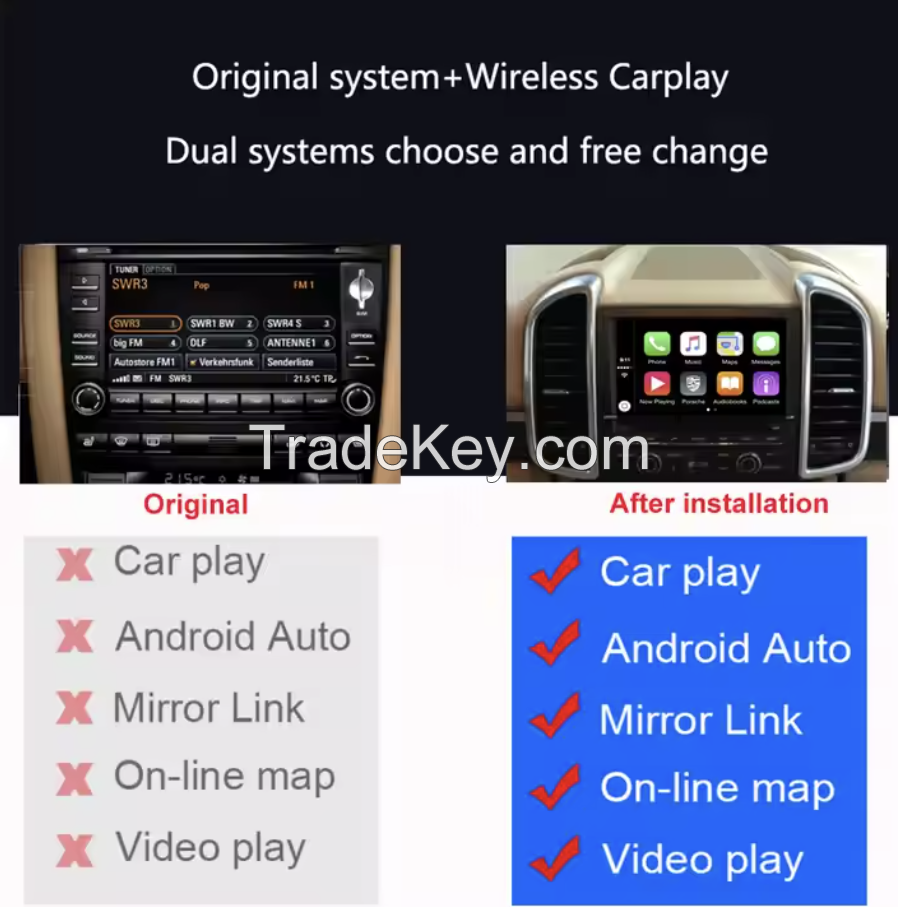 Car display screen For ACURA RLX 2023-2024 8& Dual-Screen Mirror-link/Radio/Media/Camera