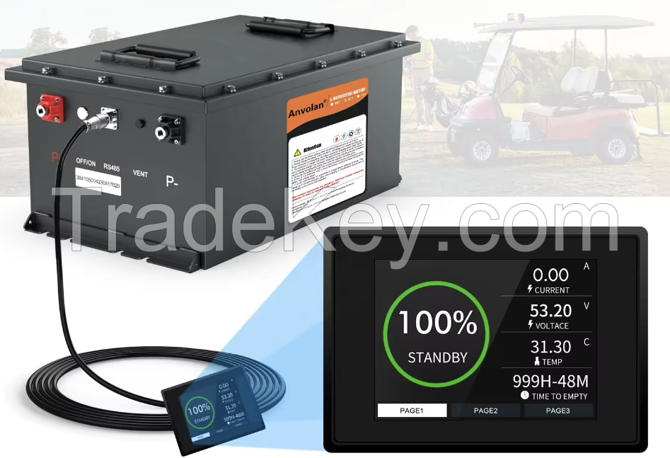 Electric Golf Cart Battery 72 volt Lithium ion Battery LiFePo4 72v 105Ah
