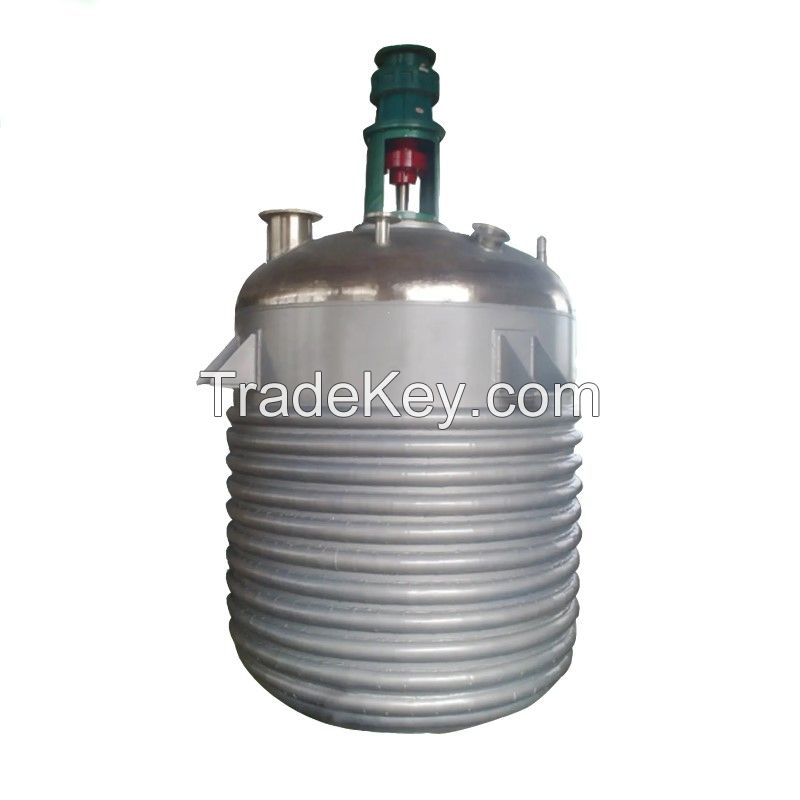 Factory Customized 2000L Liquid Stirred Mixing Reaction Tank Stainless Steel Reactor Chemical Reaction Kettle Vessel