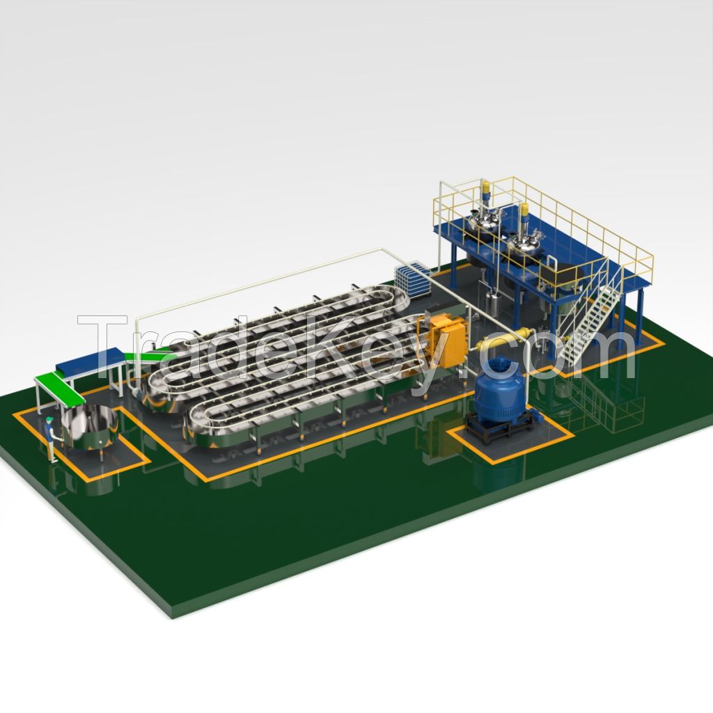 PSA Hot Melt Glue Block Production Line Industrial Factory Equipment Reactor Price
