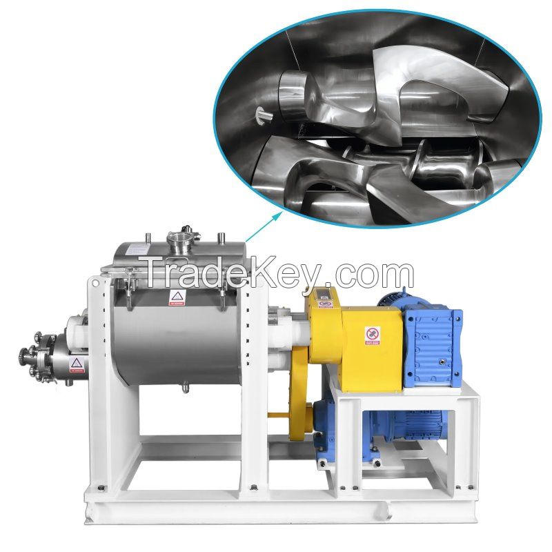 z Blade Mixer Stainless Steel Horizontal Kneader For Silicone Sealant Making Laboratory Industrial Size