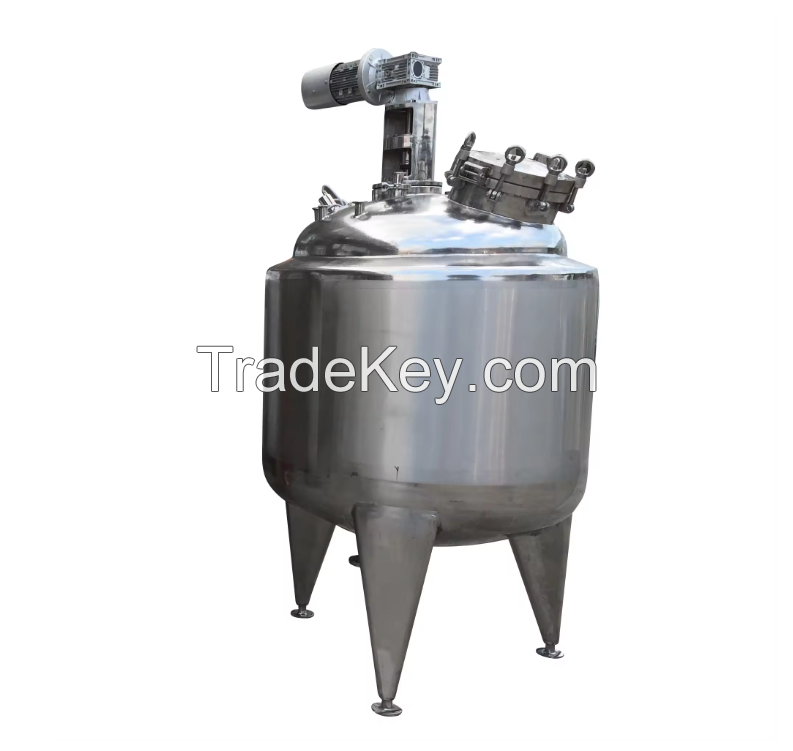 CE 2000L Glass Lined Jacketed Reactor Chemical Reactor Kettle