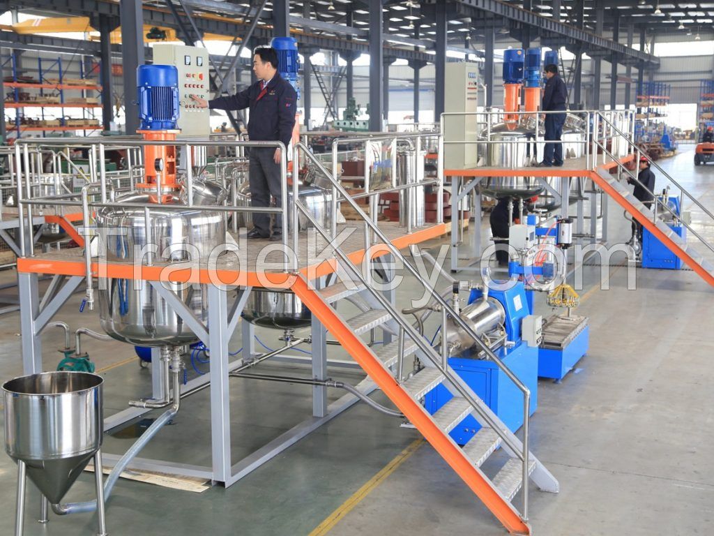 Paint Production Line High Speed Disperser Coating Making Equipment