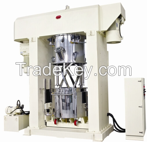 Powerful Lithium Battery Adhesive Grease Silica Gel Mixing Machine Vacuum Double Planetary Mixer