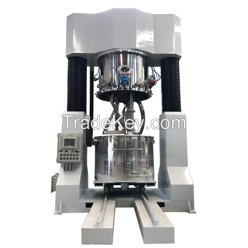Powerful Lithium Battery Adhesive Grease Silica Gel Mixing Machine Vacuum Double Planetary Mixer