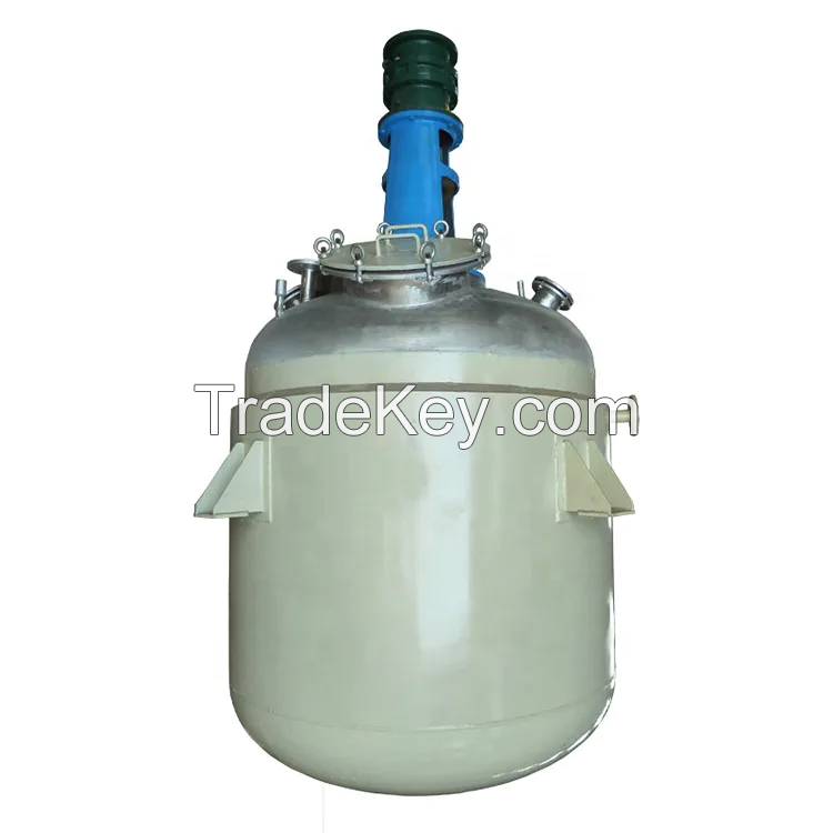 CE Stainless Steel Industrial 1000L Cladding Plate High Temperature Pressure Reaction Kettle Chemical Jacketed Reactor