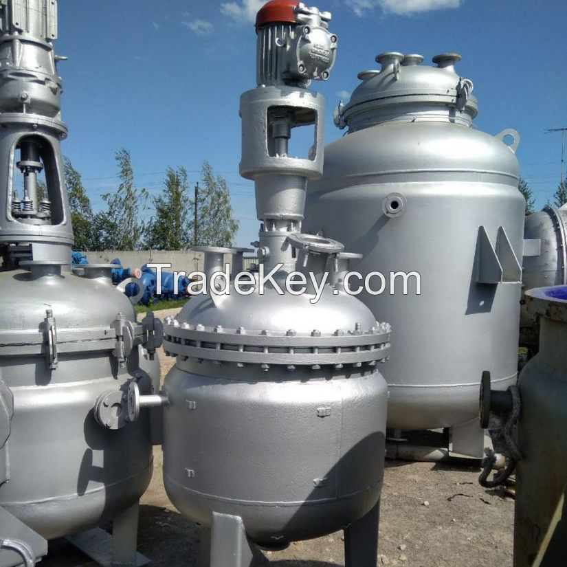 Fully Automatic Stainless Steel Mixing Tank Reactor For Tire Repair Sealant Production Line