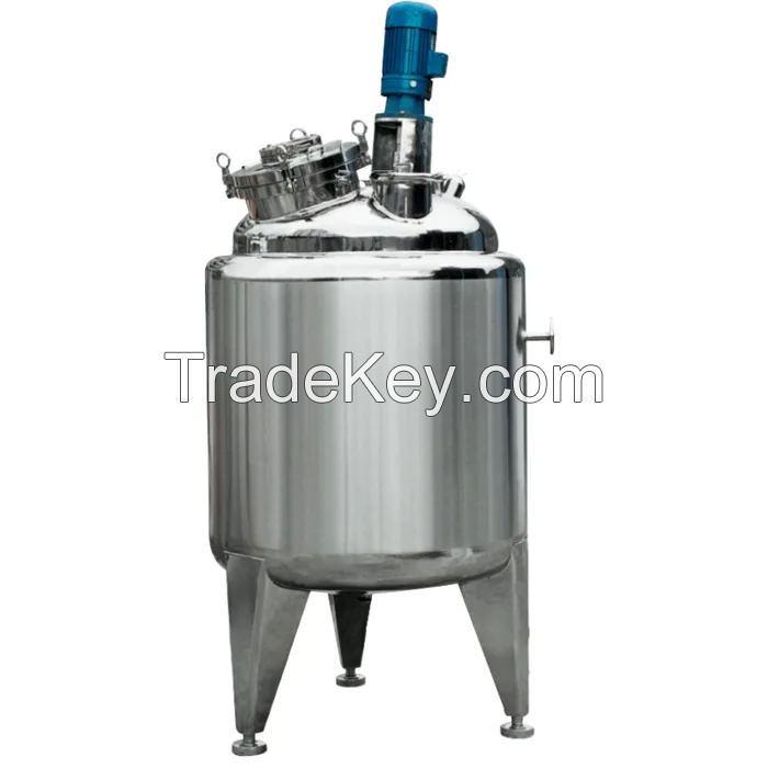 300L 500L High Pressure Stainless Steel Jacketed Chemical Reactor Stirred Vessel
