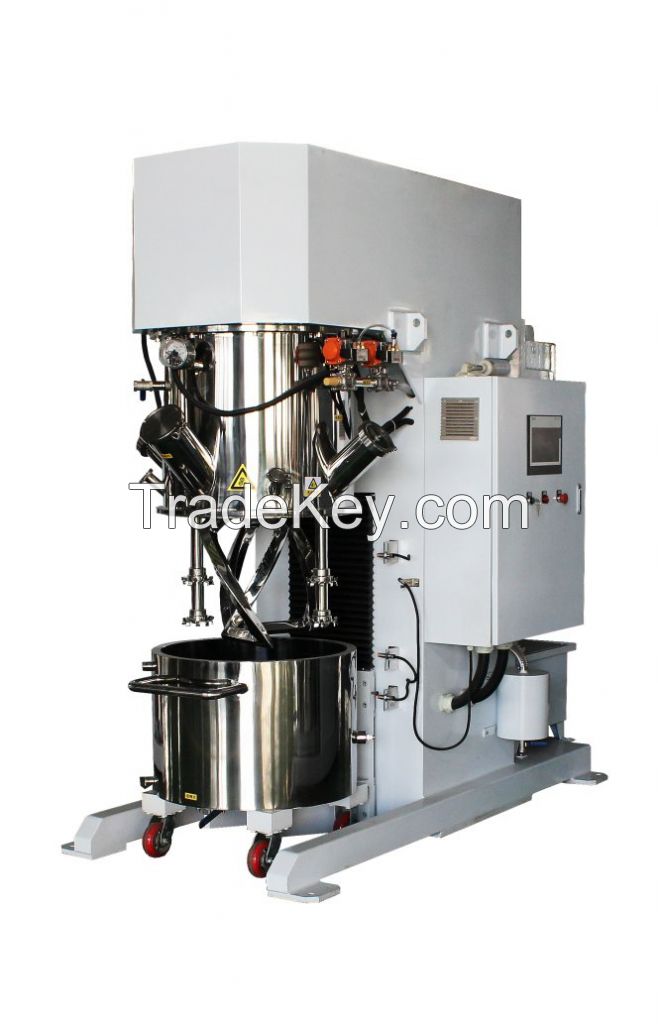 Industrial Double Planetary Mixer For Chemical Dissolver Mixing Battery Slurry Mixing Machine