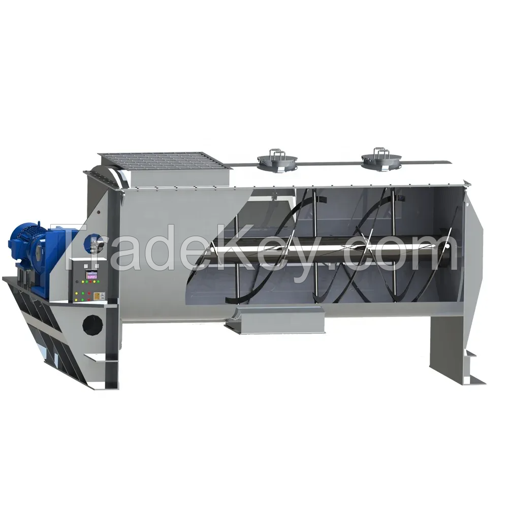 Horizontal Spiral Milk Powder Ribbon Mixer Ribbon Blender