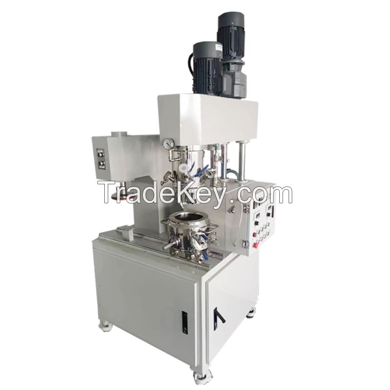 Laboratory 5L Vacuum Planetary Mixer With Extruder Mixing Machine For Silicone Glue Dispersing Pressing Machine
