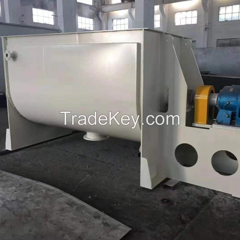 Solid Powder Mixer Industry Industrial Clay Mixer Ribbon Mixer Horizontal Ribbon Blender