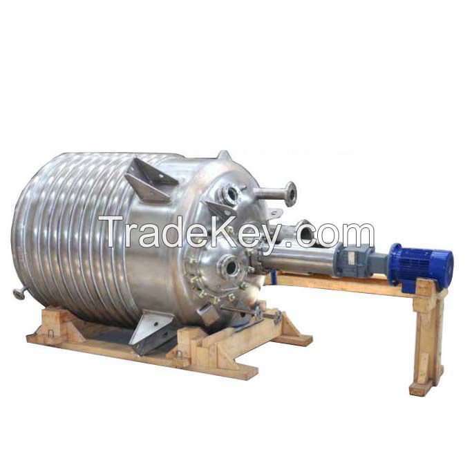 JCT Raw Material Reactor Paddle Mixing Chemical Stainless Steel Steam Heating Reactor