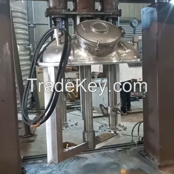 JCT Machinery Acidic Silicone Sealant Production Line Turnkey Project High Speed Triple Shaft Mixer For Glass Glue Making