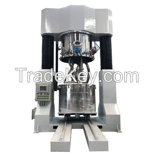 Auto Factory Double Shaft Vacuum Mixer 1100L For Chemicals Silicone Molding Rubber Turnkey Project Planetary Mixer