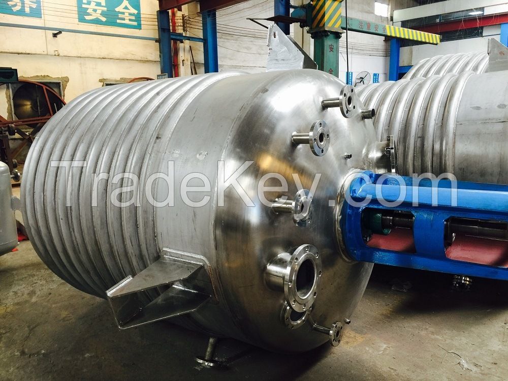 automatic reactor steam heating stirring tank acrylic emulsion making machine reactor China factory