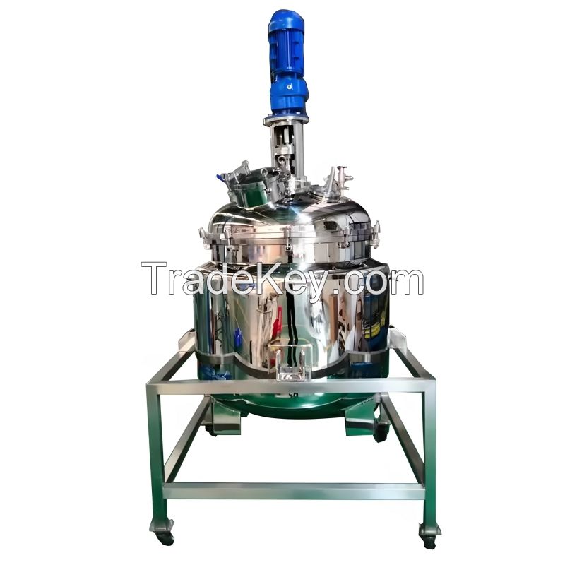 acrylic based interior emulsion painting production line solution project 5000l continuous stirred tank reactor