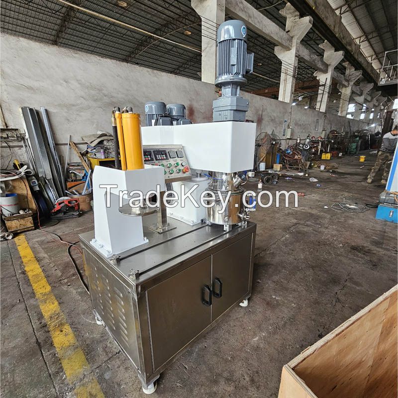 Fully automatic system twin shaft 1 cubic meter concrete mixer silicone sealant turnkey project twin shaft mixer