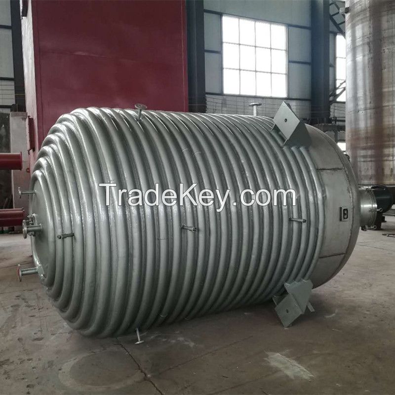 500L 1000L Stainless Steel Reactor Chemical Industrial Pressure Reaction Vessel Jacketed / Pipe Coil Heating and Cooling