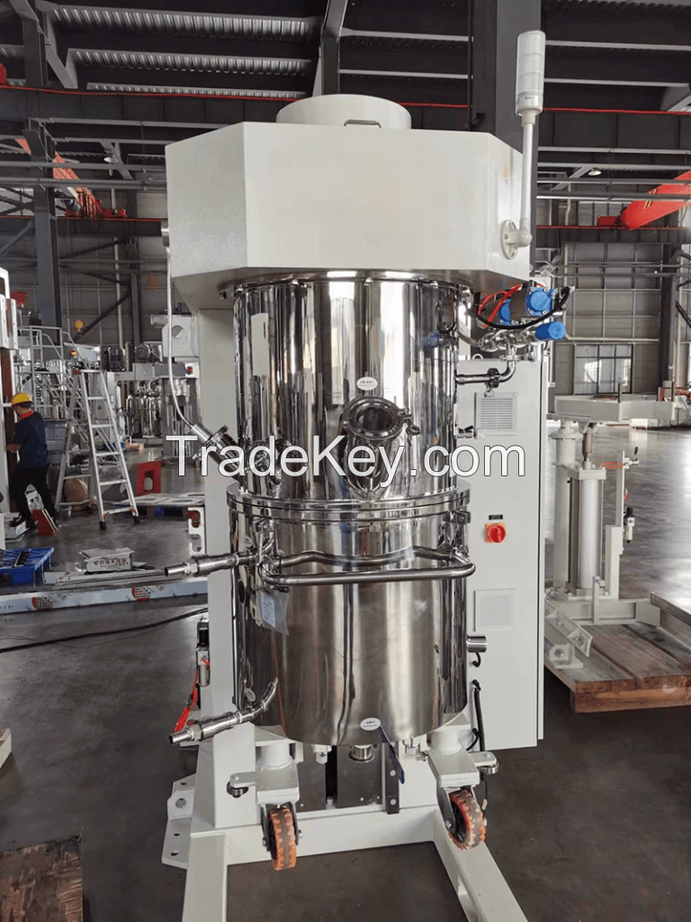 5L-5000L Planetary Vacuum Mixer Vertical Double Planetary Mixer For Chemical Pharmaceutical Food and Beverage Use