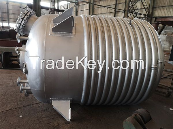 Factory Supply Attractive Price Chemical Stainless Steel Reactor 20L-80000L Jacketed Electric Heating Pipe Coil Reactor