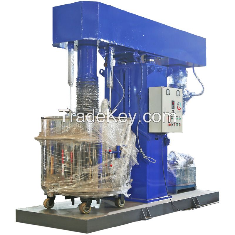 High Speed Disperser Dispersion Dissolution Paint Mixing Making Machine For Ink Coating Pigment Printing