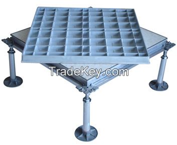 Aluminum Raised Access Floor for Banks, Telecommunication Centers, Smart Offices, Computer Rooms, Areas of High Humidity