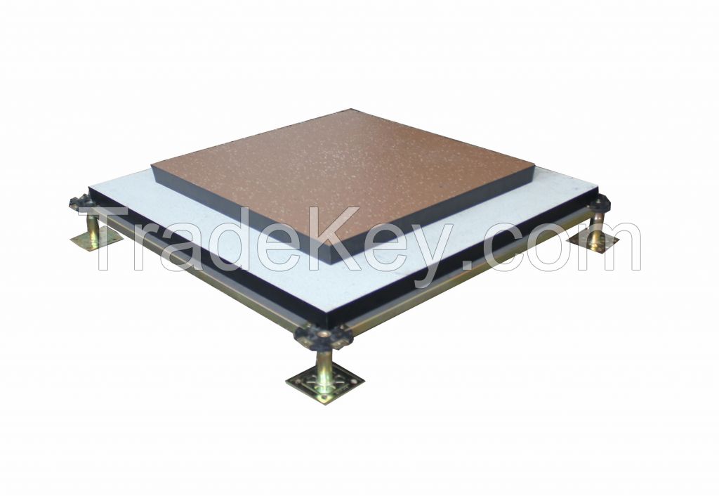 Hard Texture Wood Core Raised Access Floor Panels for Banks, Telecommunication Centers, Smart Offices, Computer Rooms, Areas of High Humidity