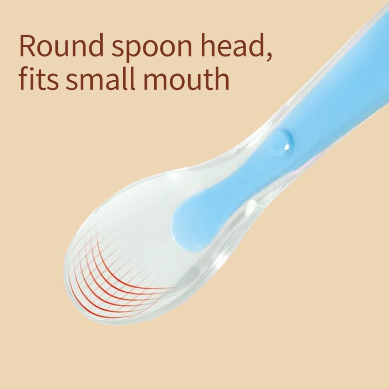 Baby silicone spoon