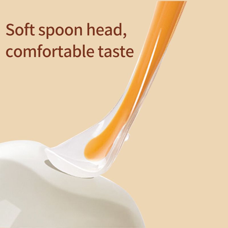 Baby silicone spoon