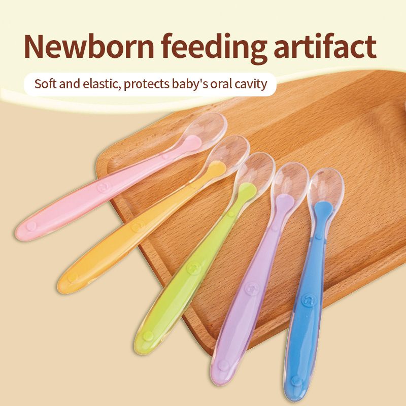 Baby silicone spoon