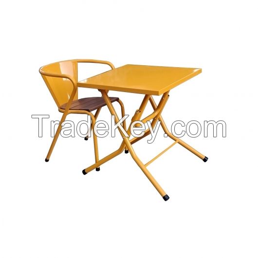 Furniture Set Table 800x800 + 4 Chairs "Porto"