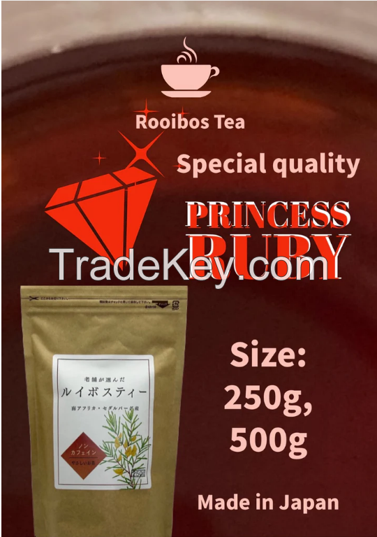 Rooibos tea special quality "Princess RUBY" size 250g made in Japan