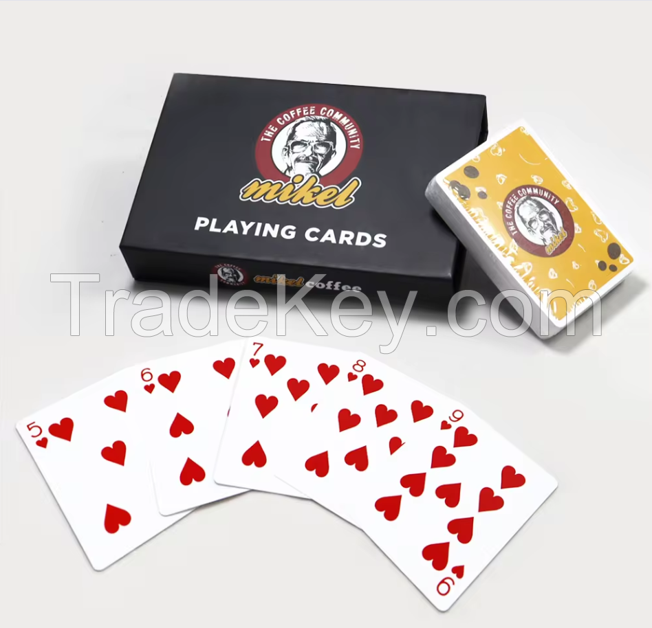 Custom plastic playing cards royal in deck factory printed PVC Waterproof Durable Poker decks two pair
