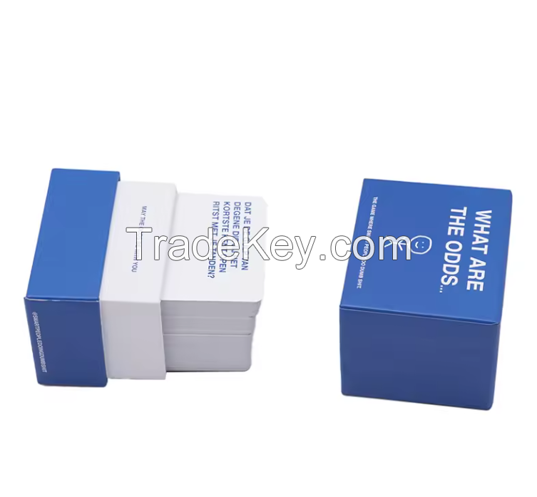 Custom Funny communication Card Games Deck Adult Party Games Printing American fashion paper card game