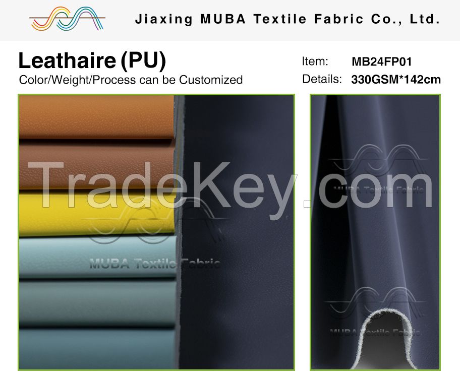 100% polyester imitation leather leather feel for sofa furniture
