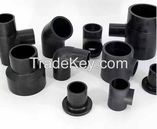 High quality20-110mm hdpe pipe compression fittings for agriculture irrigation Water supply and drainage factory direct prices