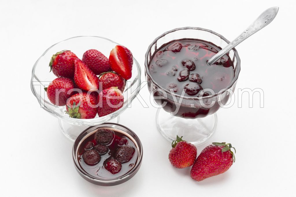Strawberry Fresh Fruit Jam 3kg bottles Puree Pulp Jam
