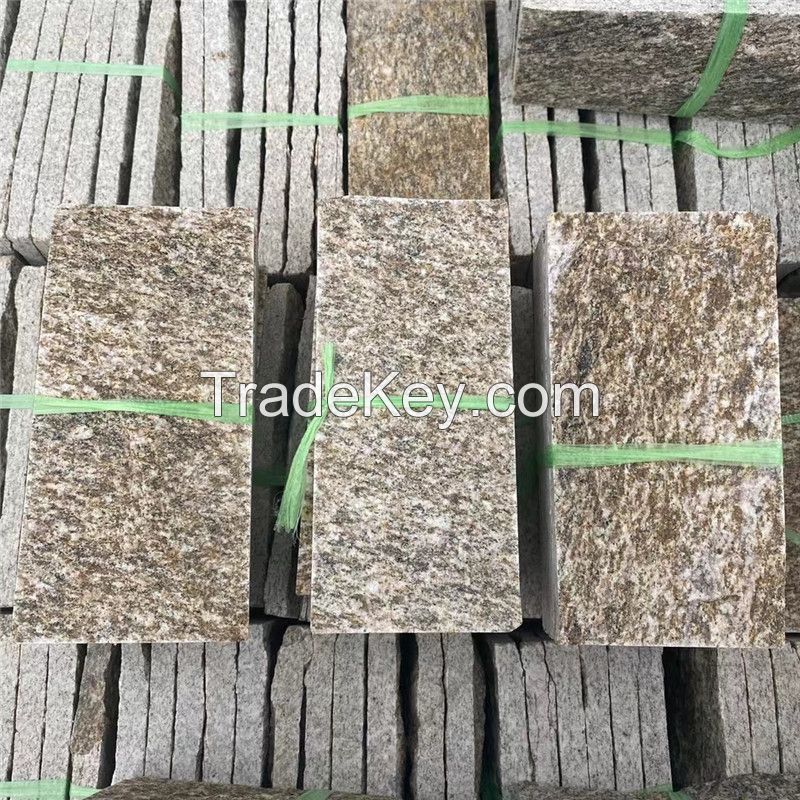 Pale yellow cultured stone veneer natural slate thin brick extrior stone siding panel