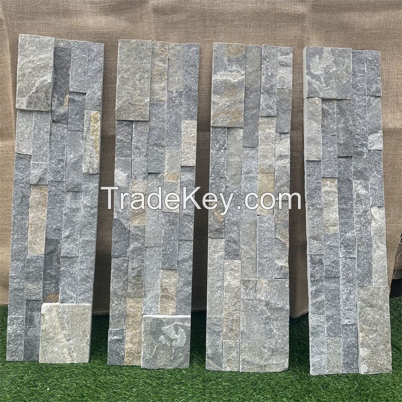 blue ledge stone wall panel for decoration blue cultured stone veneer architectural design