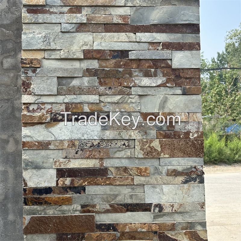 AUTUMN Rustic Multicolor Slate Cultured Stone natural stone tile for extrior walls