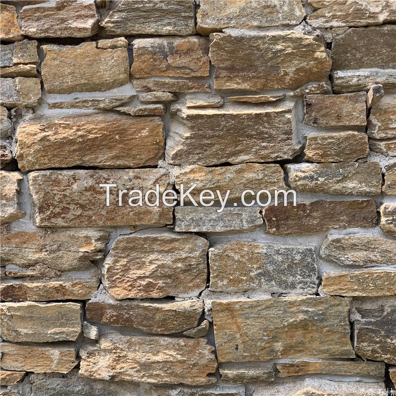 Indoor wall stone tile villa Ledge stone cultured stone for extrior walls