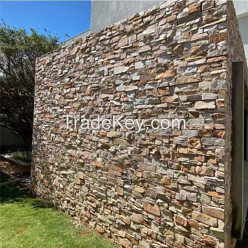 Indoor wall stone tile villa Ledge stone cultured stone for extrior walls