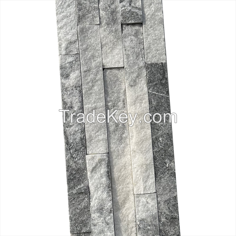 AETHER gray cultured stone for fireplace extrior stone siding panel