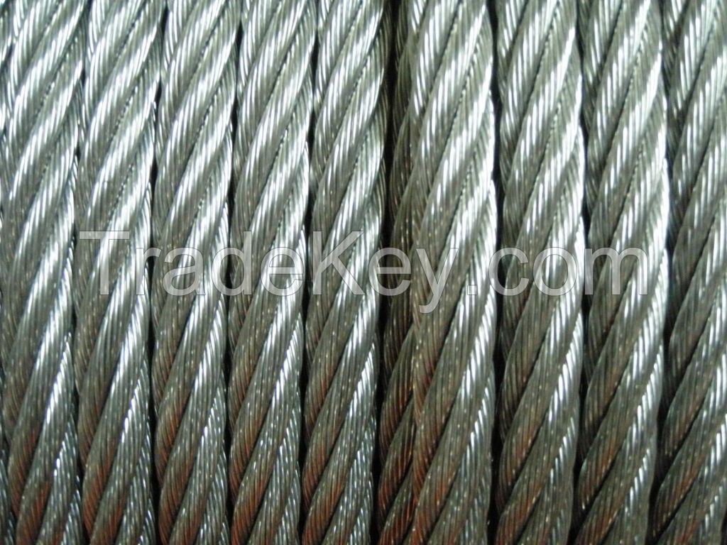               BS 302 standard Galvanized Steel Wire rope