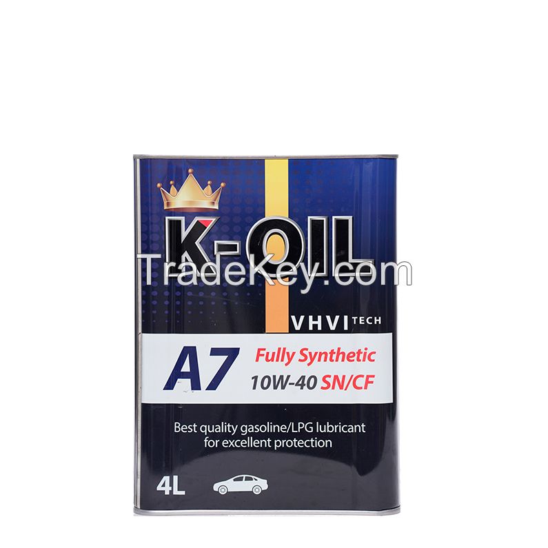 K-OIL A7 10W40 SN Fully Synthetic (Can 4L)