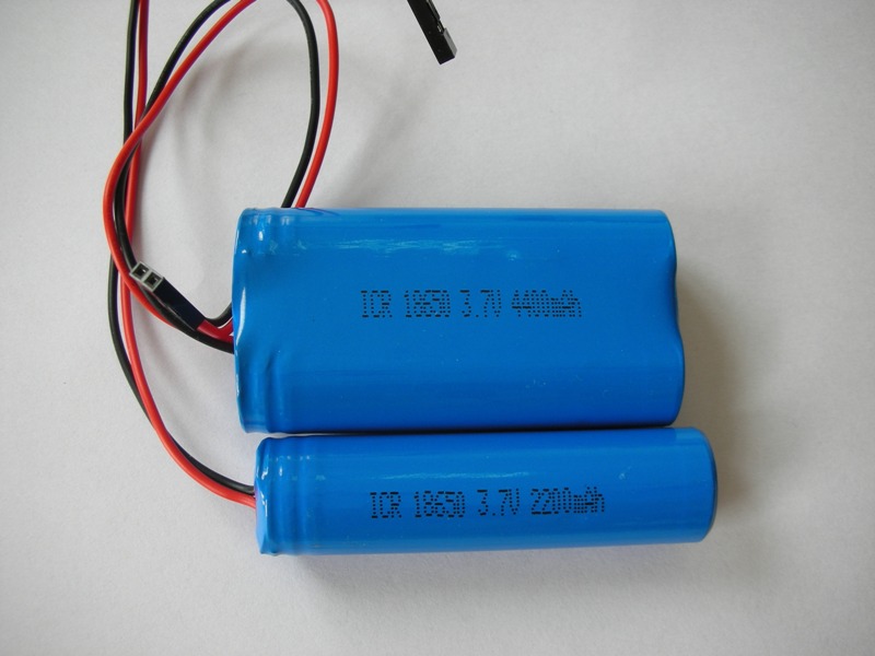 18650 Li-ion rechargeable batteries