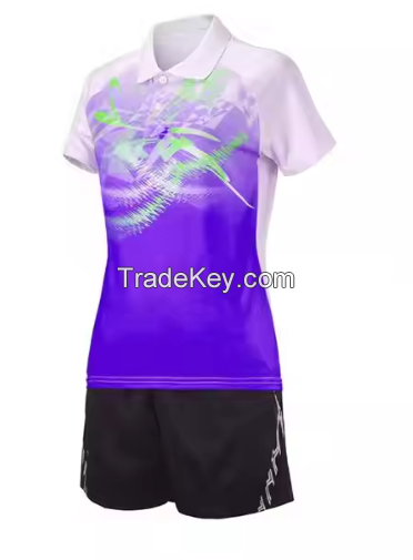 custom cheap sublimation badminton uniforms men's badminton uniforms badminton uniforms