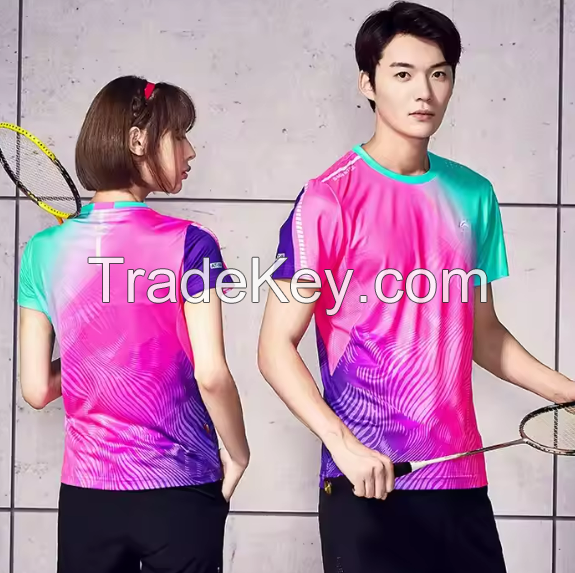 Fast drying badminton jersey OEM tennis jersey breathable badminton jersey