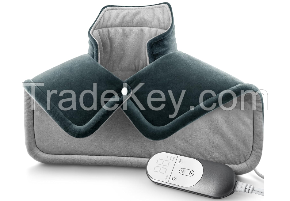 Weighted Heating Pad, Extra Large Neck and Shoulder Heat Pad, Back Pain Relief Heat Pads